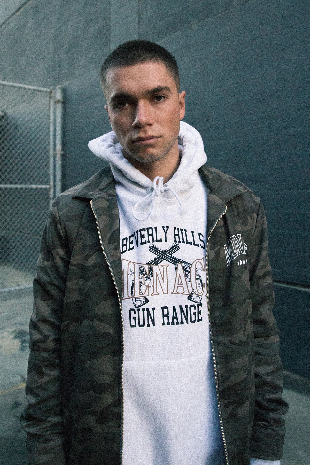 BEVERLY HILLS GUN RANGE HOODIE by MENACE