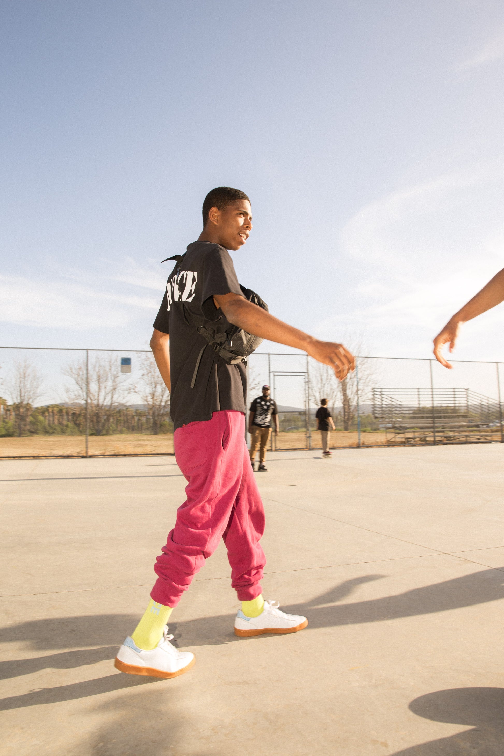 VERTICAL LOGO SOCKS (4 PACK) by MENACE