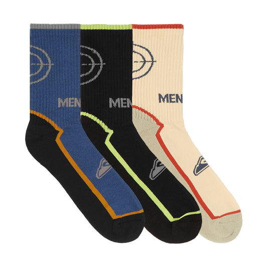 CROSSHAIR SOCKS (3-PACK) by MENACE