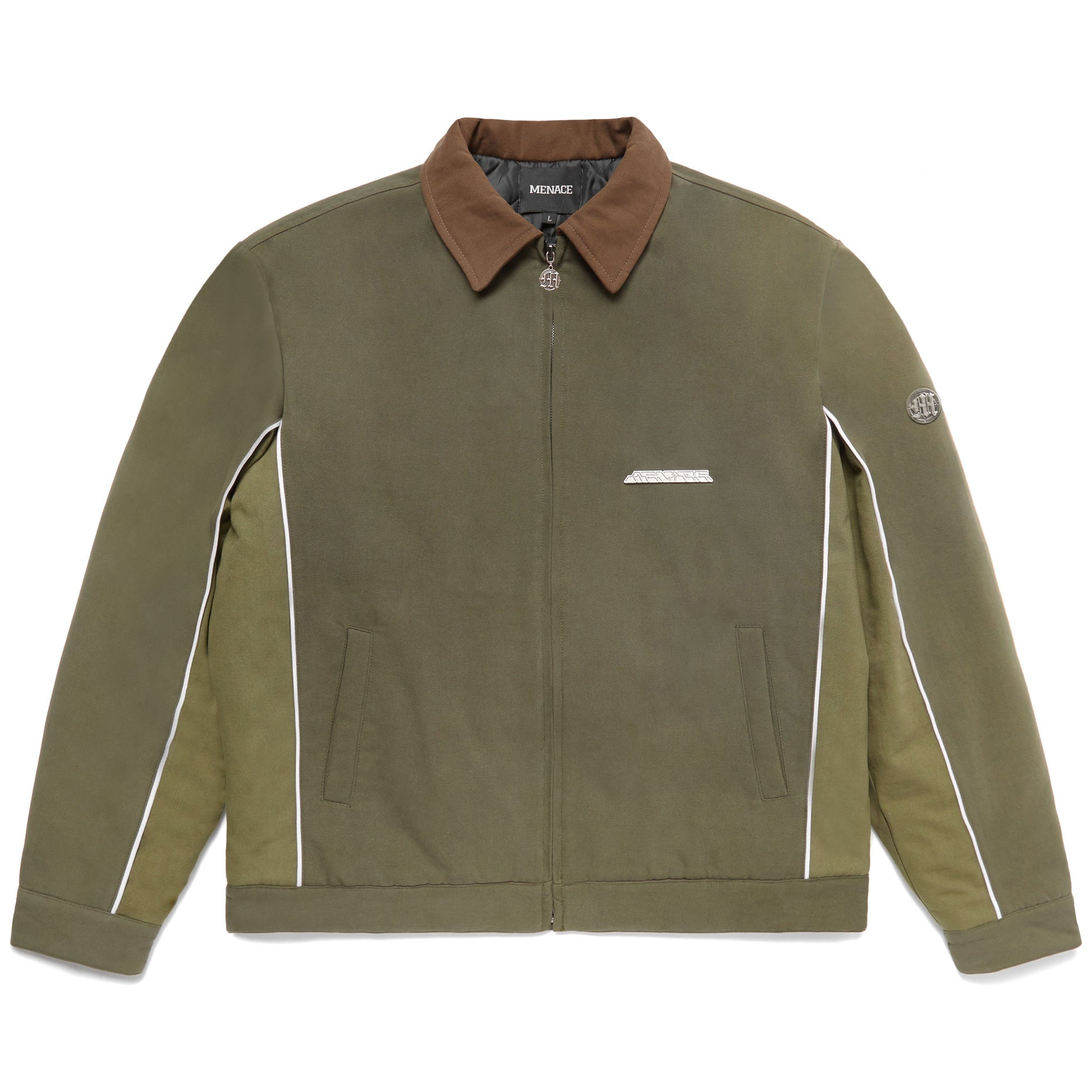 MENACE CORP TWO-TONE WORK JACKET by MENACE