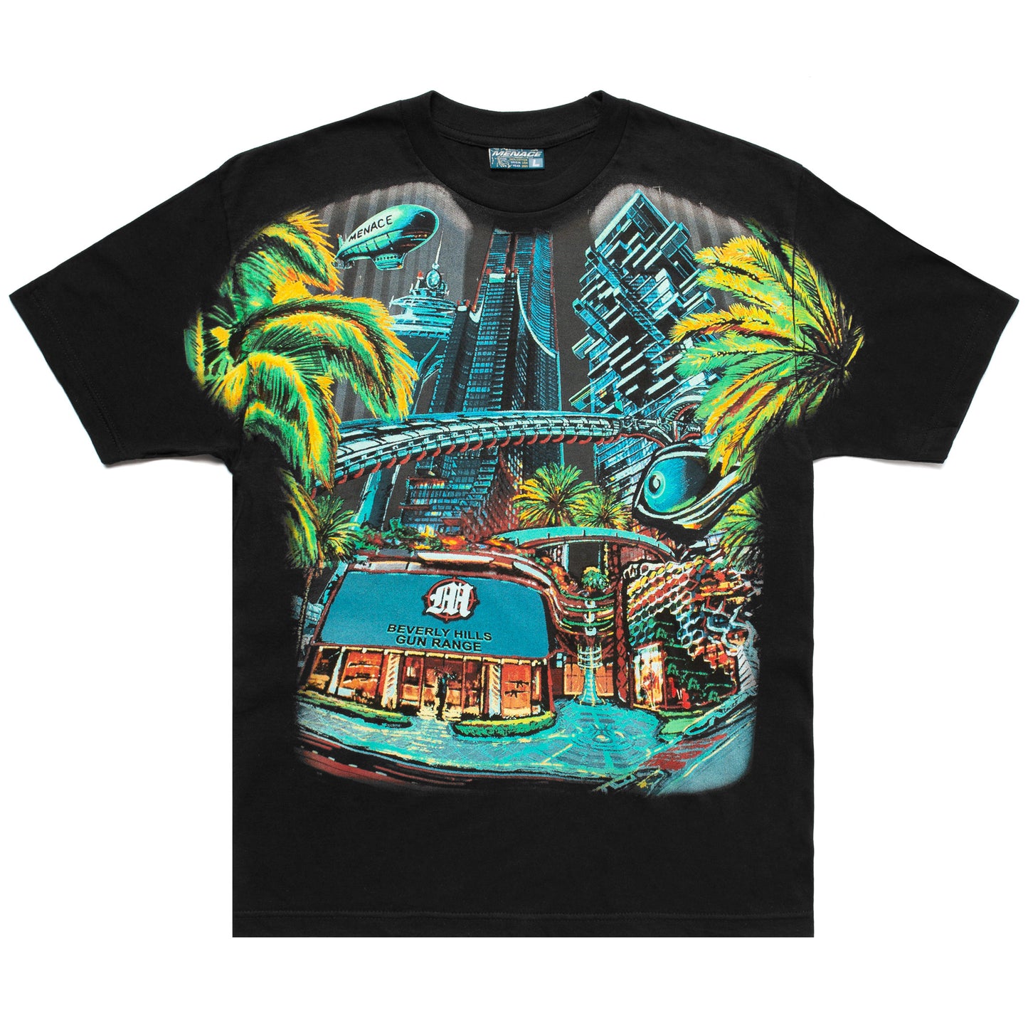 UTOPIA (OVERSIZED PRINT) T-SHIRT by MENACE