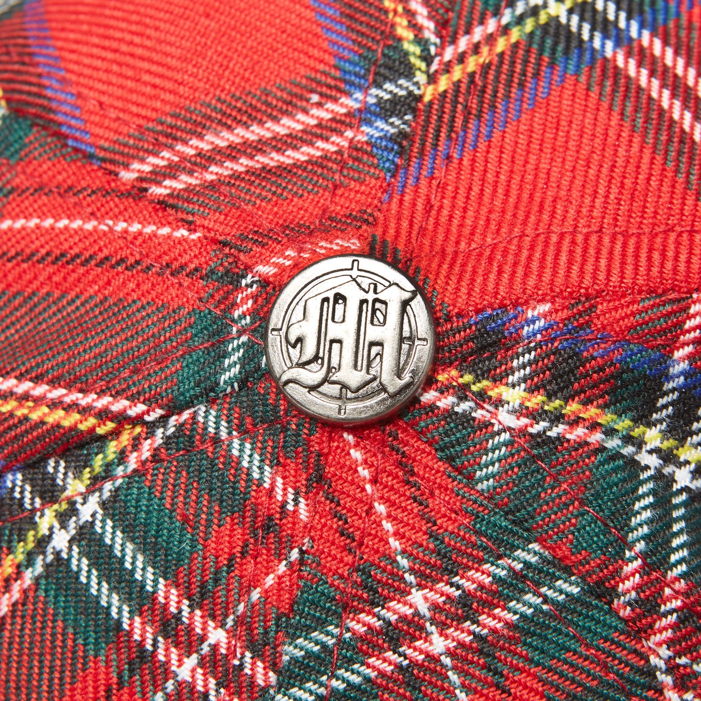 PLAID LOGO CAP