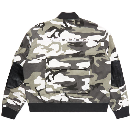 TACTICAL SNOW CAMO BOMBER by MENACE
