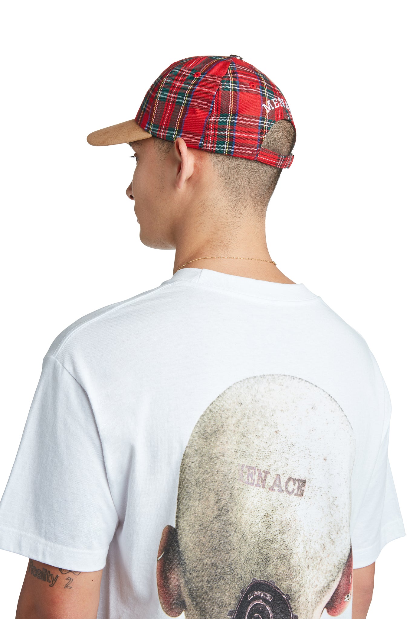 PLAID LOGO CAP