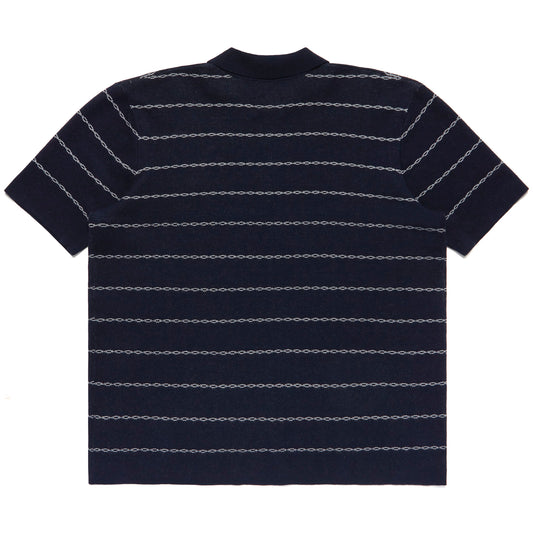 "CHAIN-LINK" KNIT POLO
