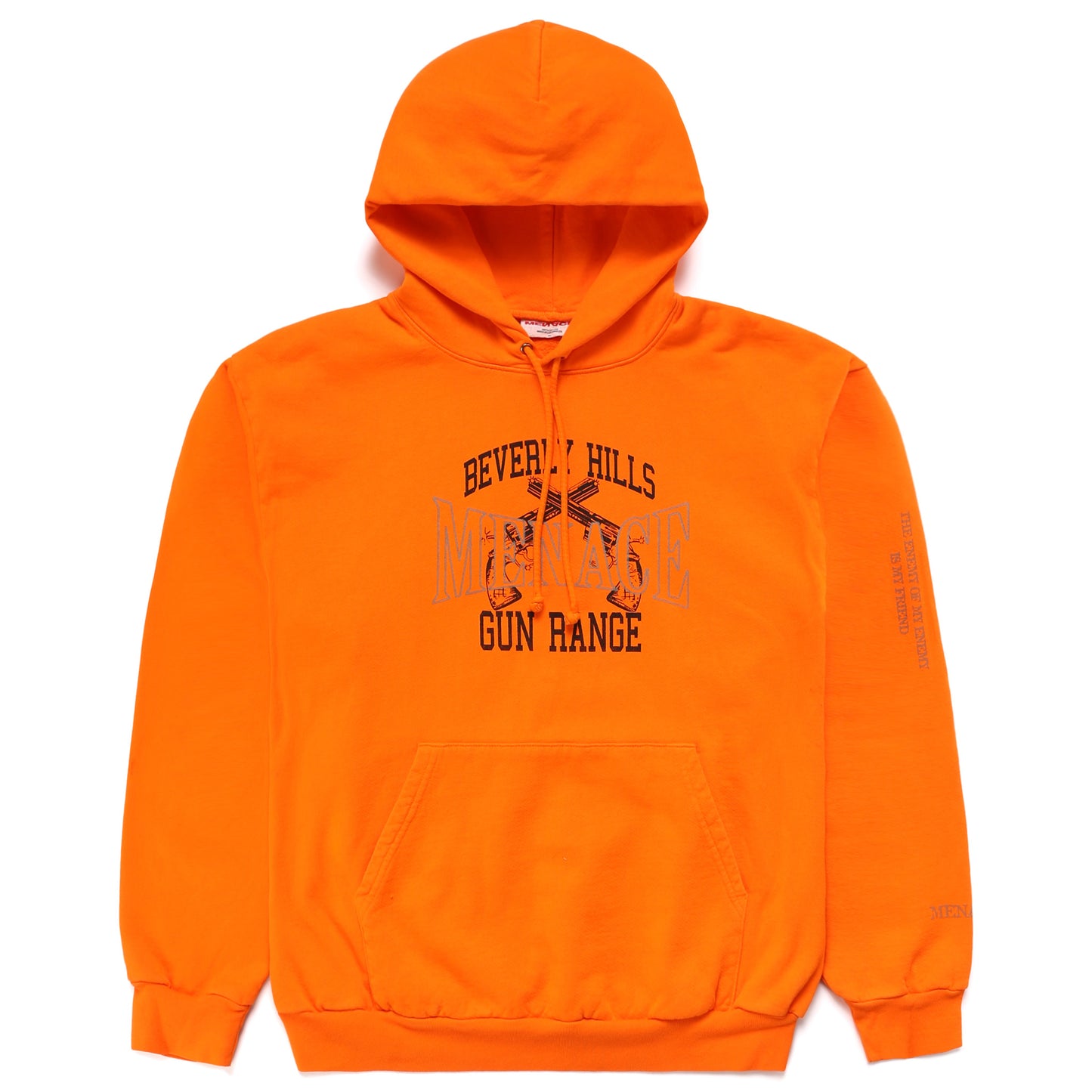 BEVERLY HILLS GUN RANGE HOODIE (3M REFLECTIVE PRINT EDITION) by MENACE