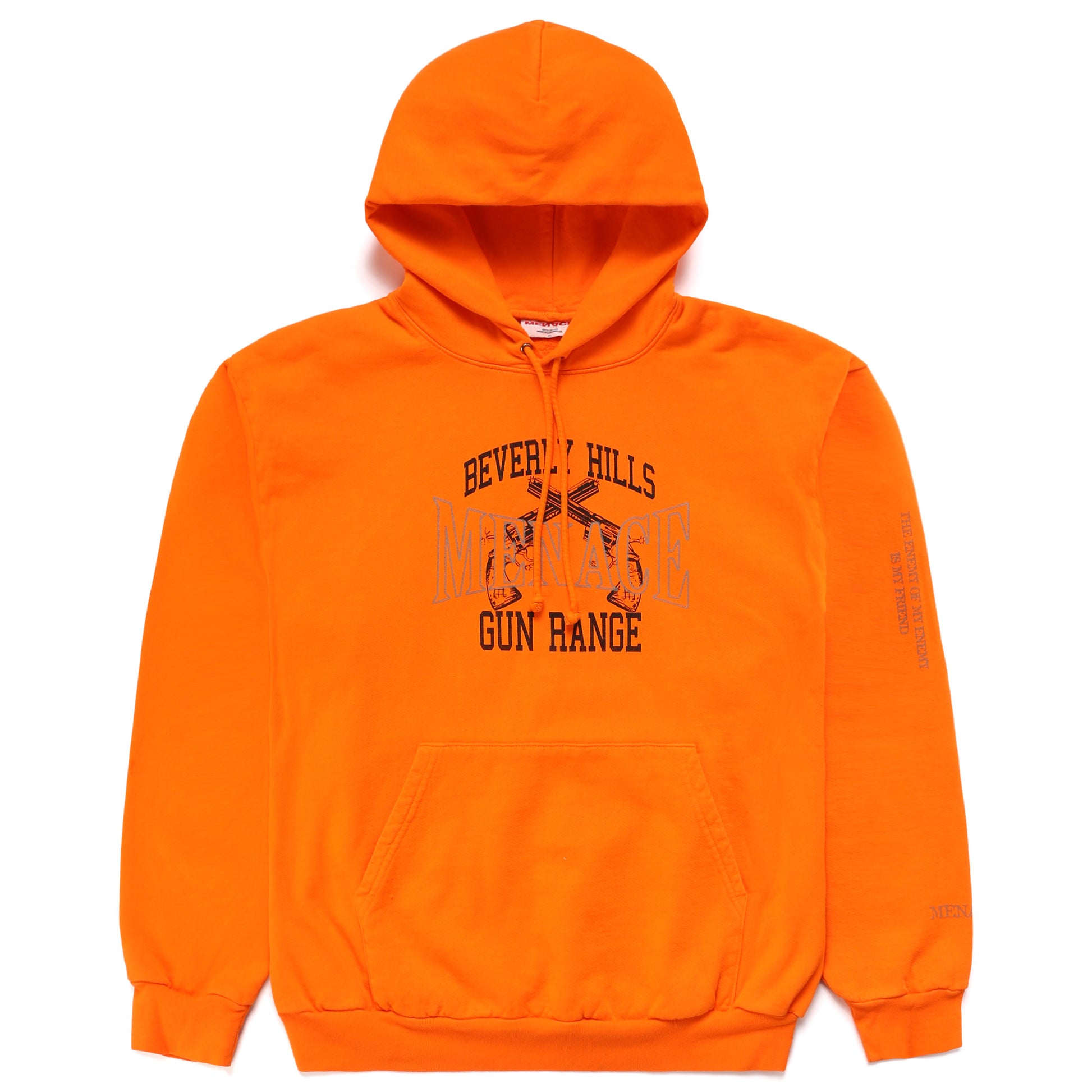 BEVERLY HILLS GUN RANGE HOODIE (3M REFLECTIVE PRINT EDITION) by MENACE