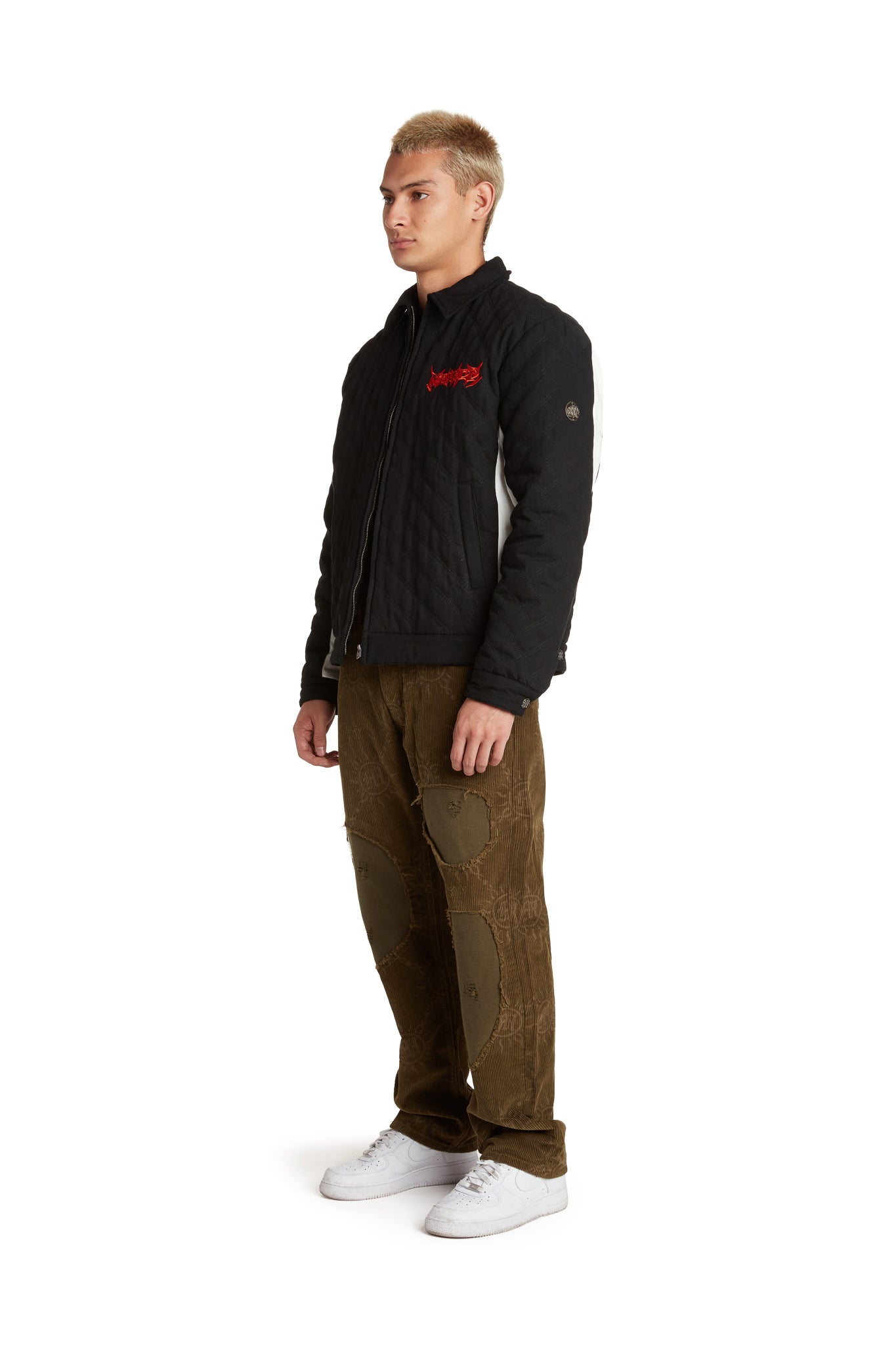 MENACE FOREVER QUILTED TWO-TONE WORK JACKET