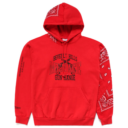 BEVERLY HILLS GUN RANGE HOODIE (BANDANA EDITION) by MENACE