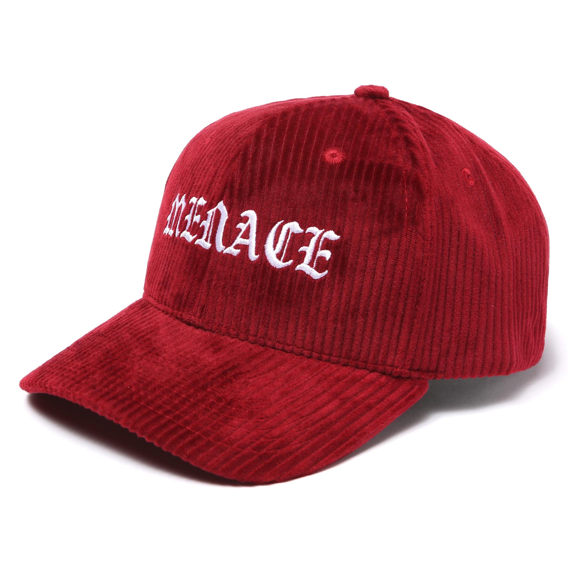 NO ONE IN THE WORLD OWES YOU SHIT CORDUROY LOGO CAP by MENACE