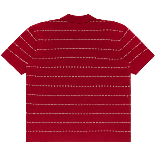 "CHAIN-LINK" KNIT POLO