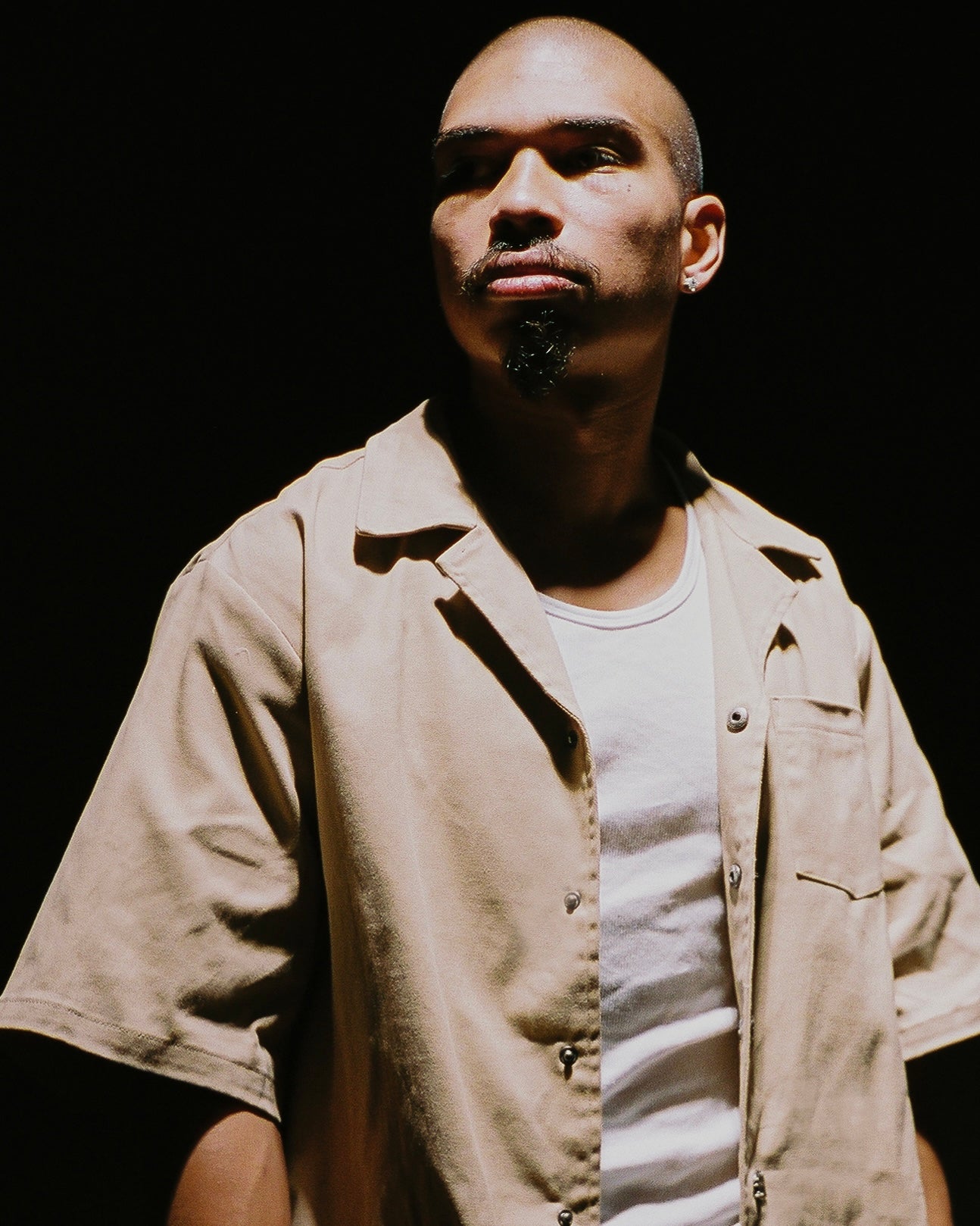 SKELETAL EMBOSSED BUTTON-UP