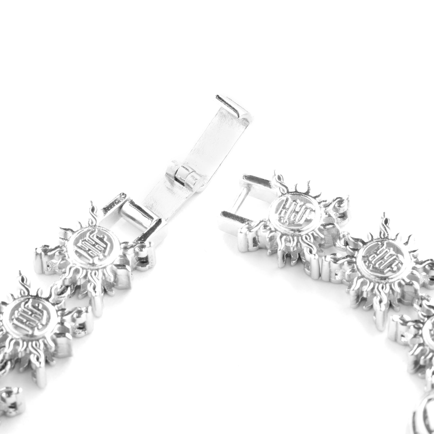 .925 SILVER MONOGRAM GEMSTONE BRACELET