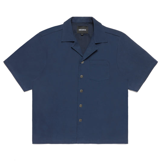 SKELETAL EMBOSSED BUTTON-UP