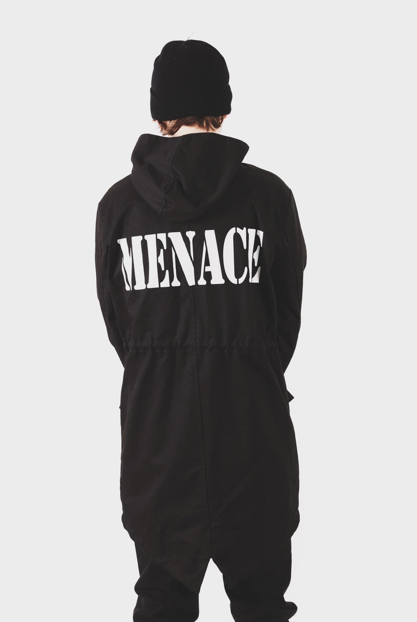 JET BLACK PARKA by MENACE
