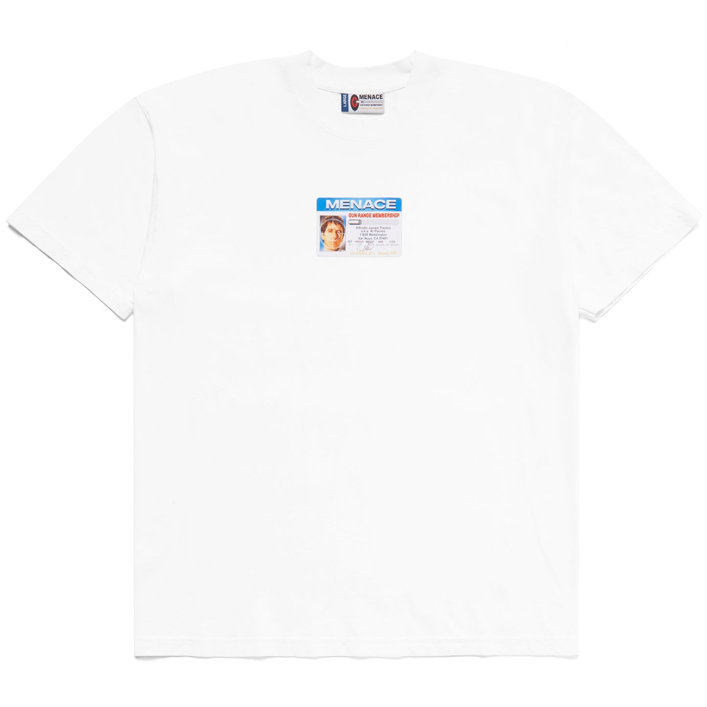 MEMBERSHIP ID T-SHIRT by MENACE