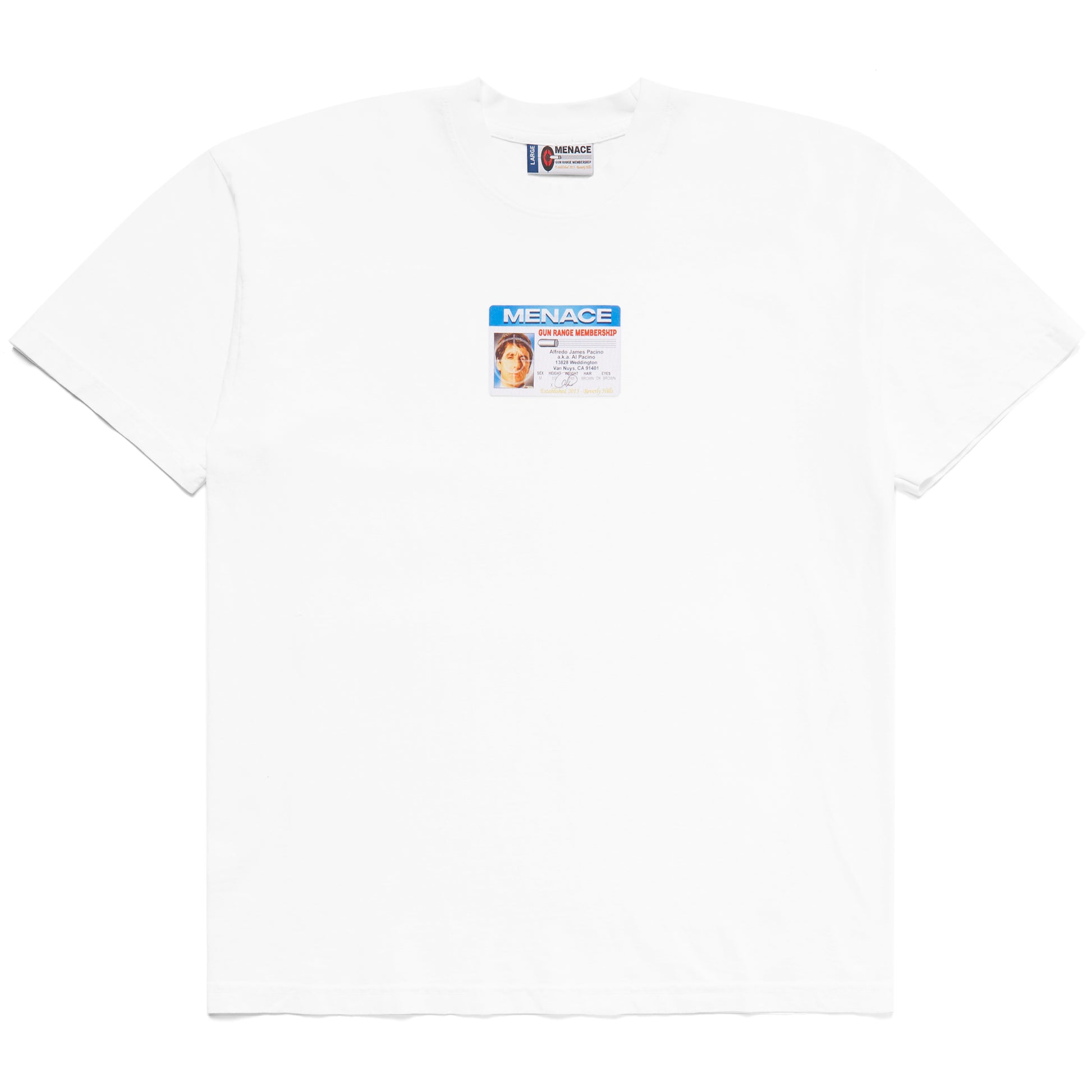 MEMBERSHIP ID T-SHIRT by MENACE