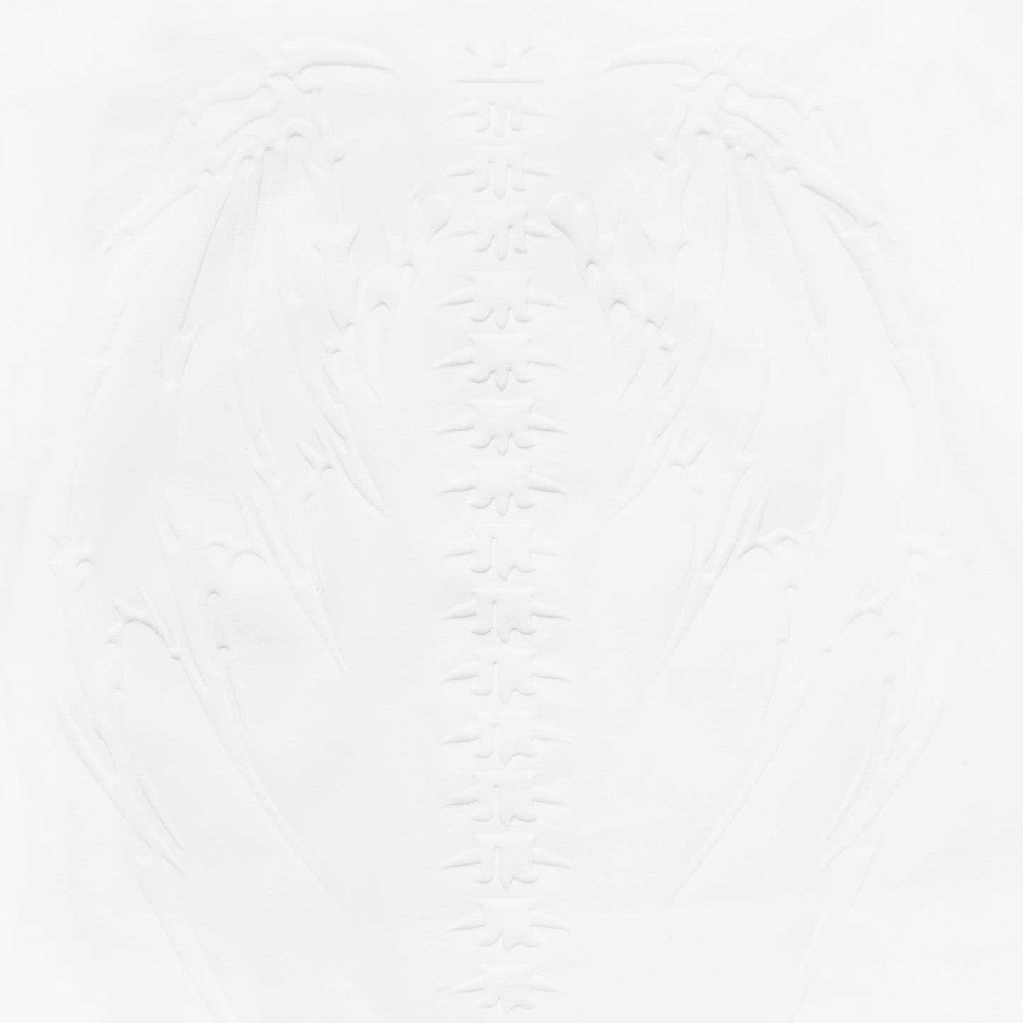 SKELETAL EMBOSSED BUTTON-UP