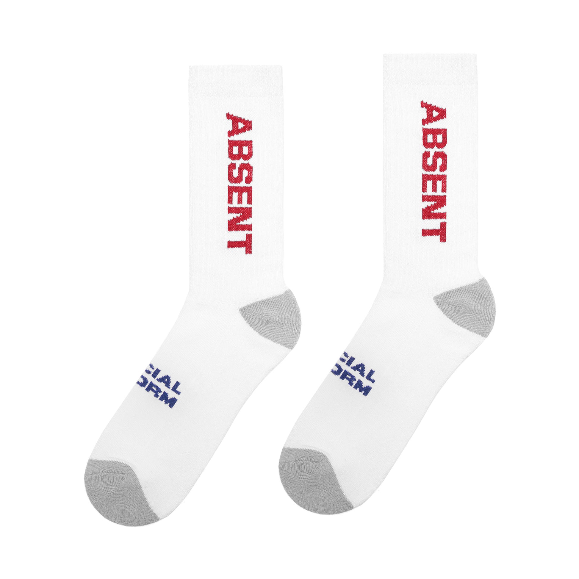 MENACE ABSENT LOGO SOCKS (4 PACK) by MENACE