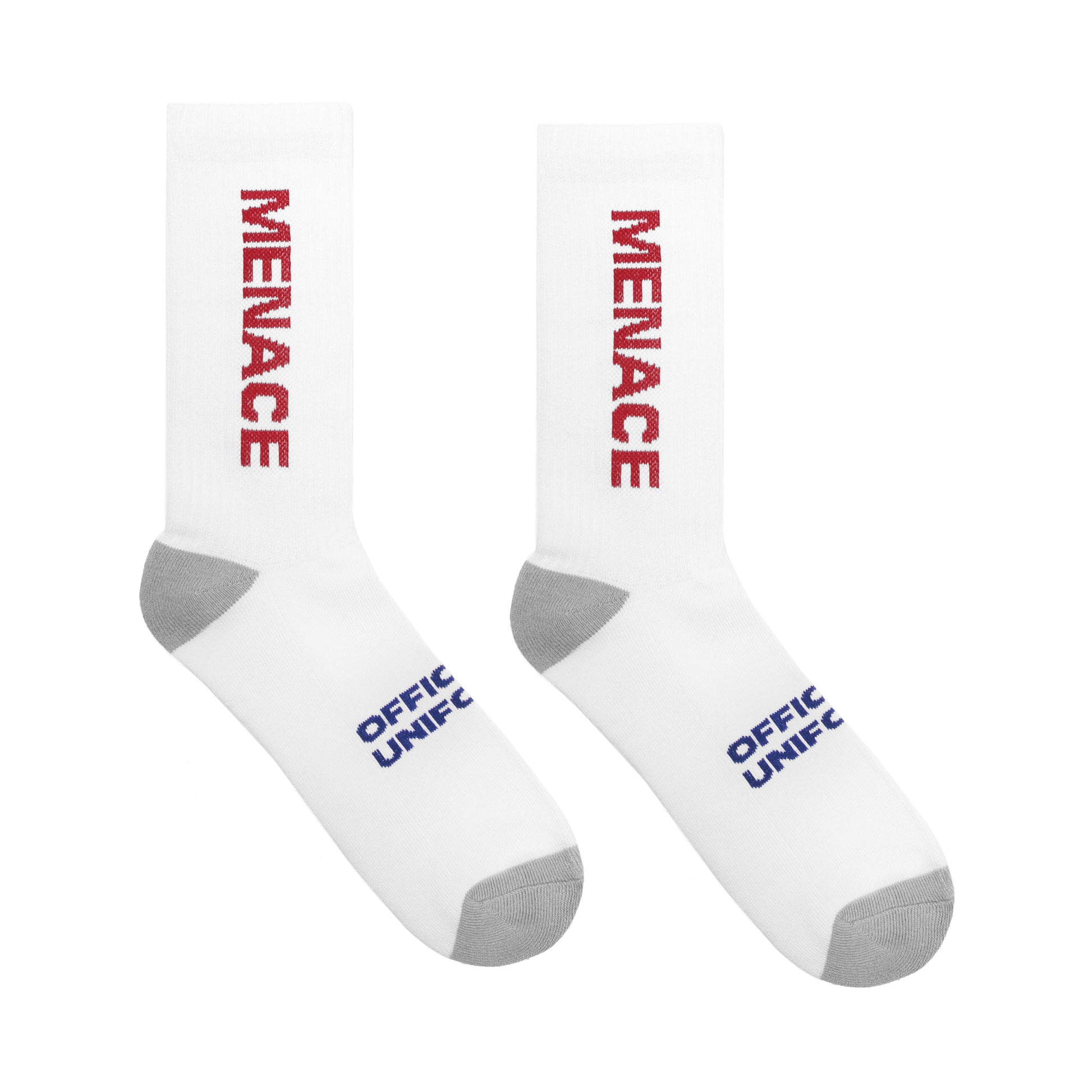 MENACE ABSENT LOGO SOCKS (4 PACK) by MENACE
