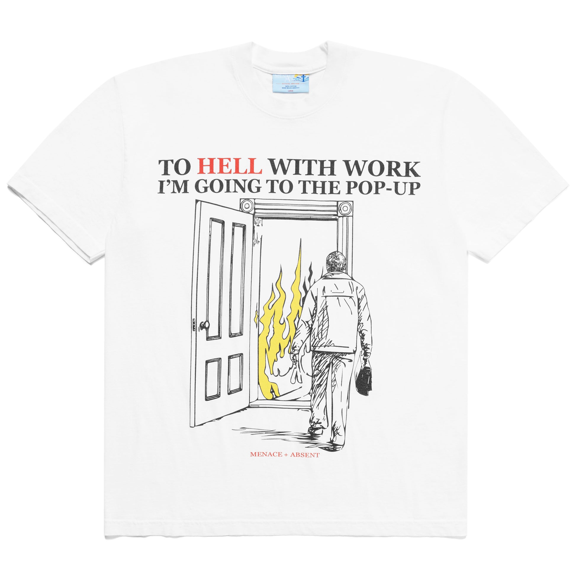 MENACE x ABSENT POP-UP T-SHIRT by MENACE