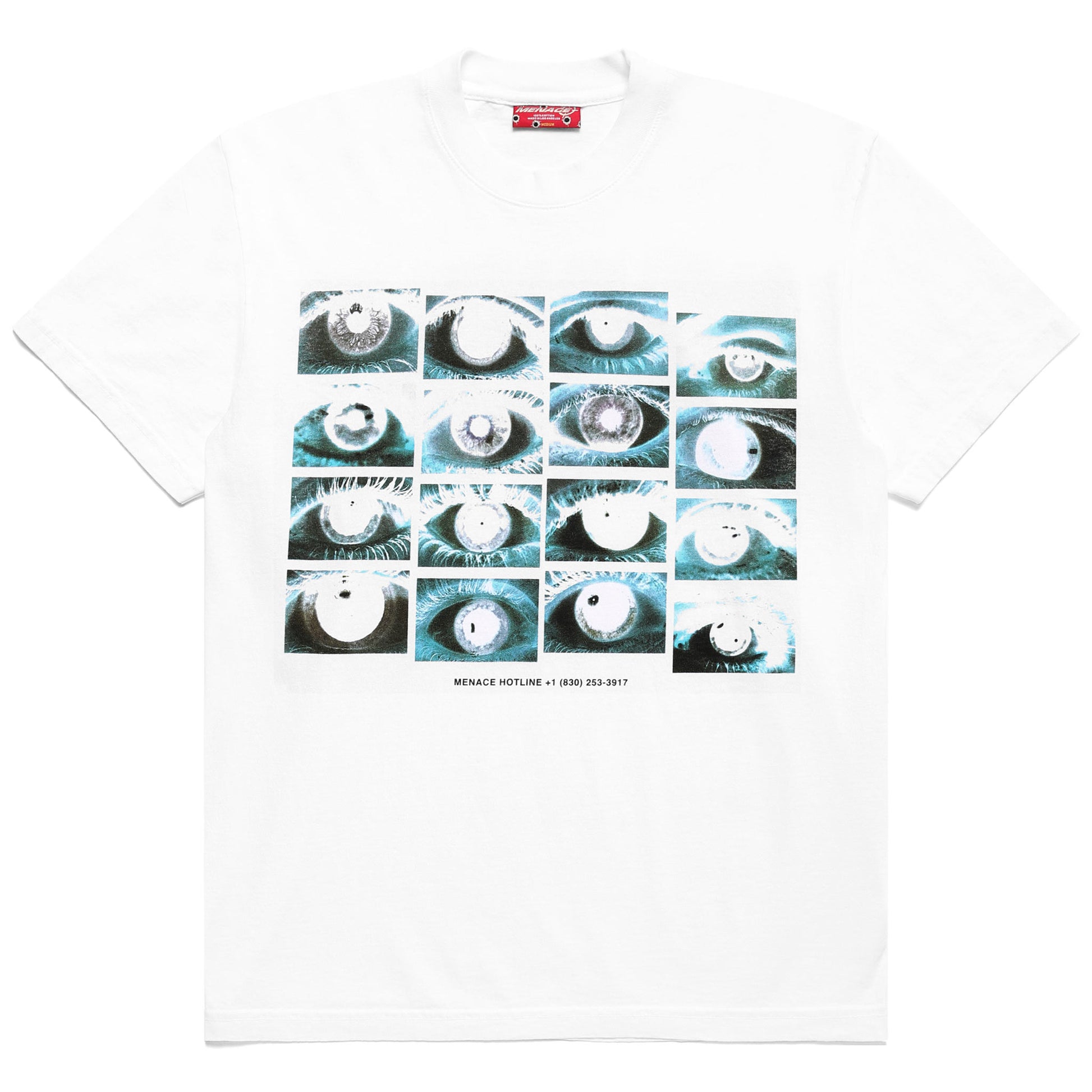 WARNING SIGNS NEGATIVE T-SHIRT by MENACE