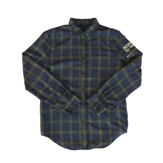 UTILITY FLANNEL BUTTON-UP SHIRT by MENACE