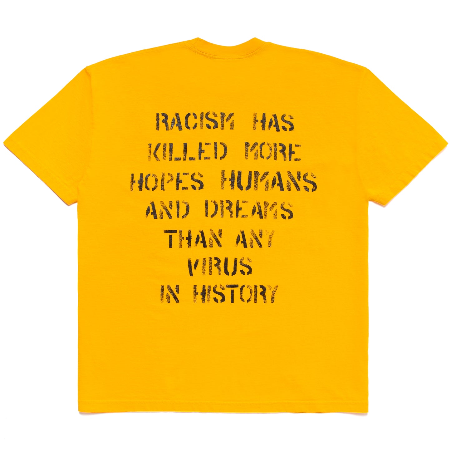 RACISM IS THE VIRUS T-SHIRT by MENACE