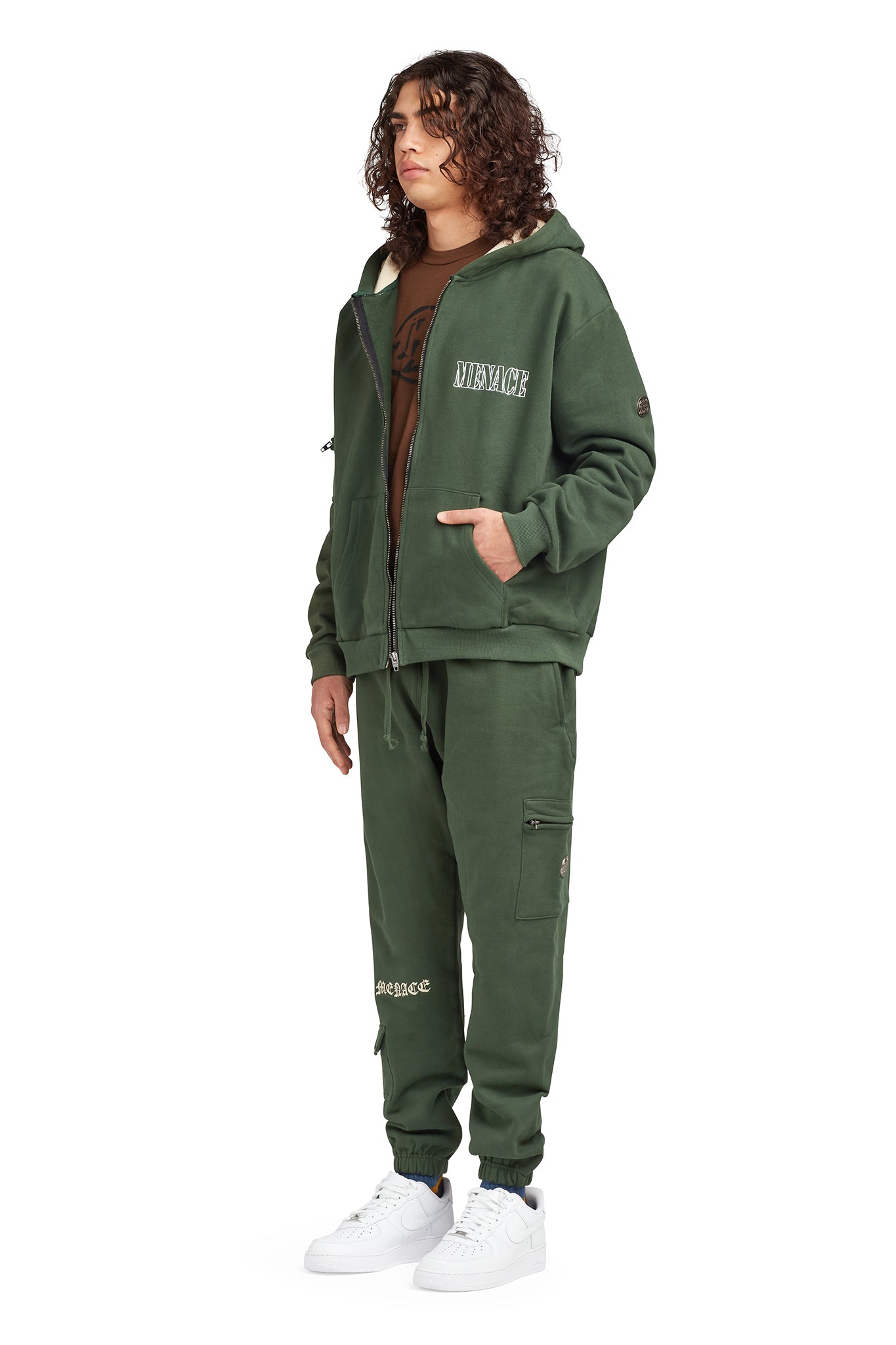 EMBOSSED CARGO SWEATPANTS by MENACE