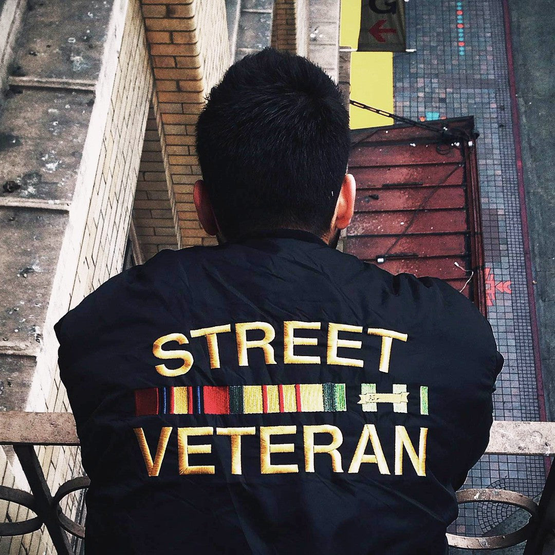 STREET VETERAN BOMBER JACKET by MENACE