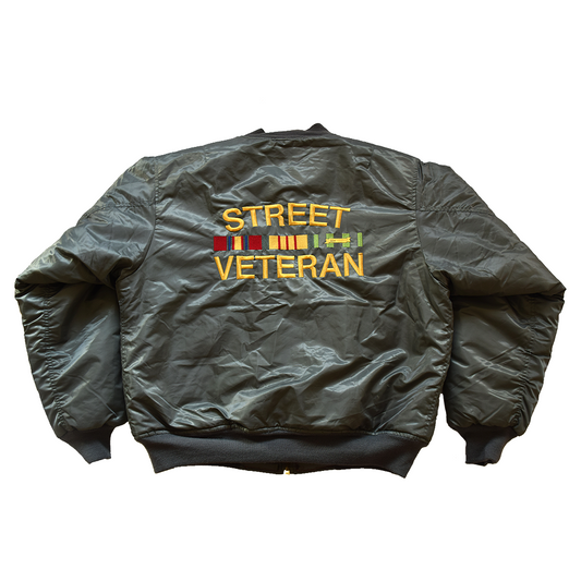 STREET VETERAN BOMBER JACKET by MENACE