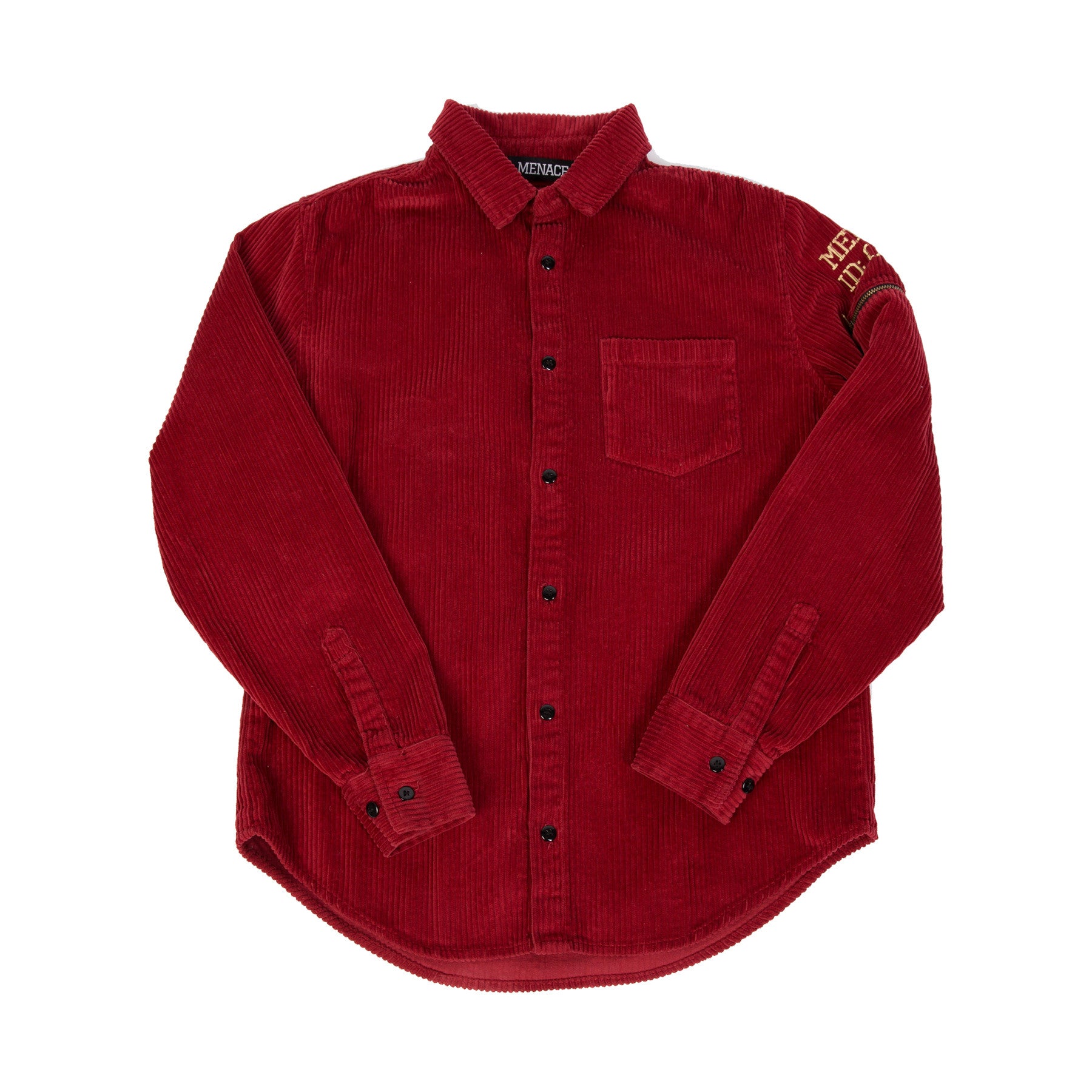 CORDUROY UTILITY BUTTON-UP SHIRT by MENACE