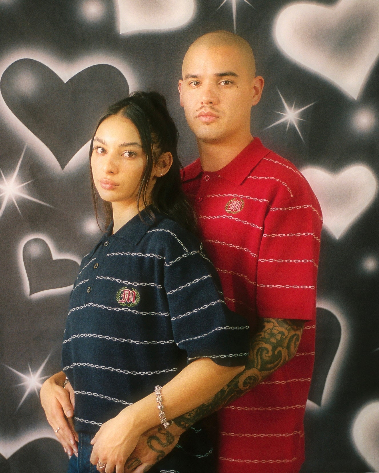 "CHAIN-LINK" KNIT POLO