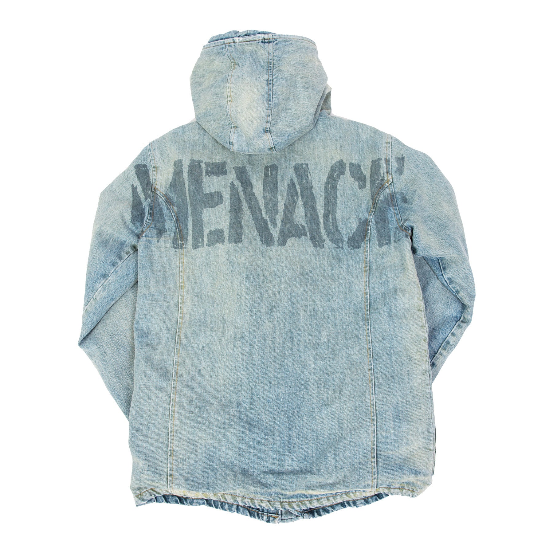 STENCIL HOODED MILITARY PARKA by MENACE