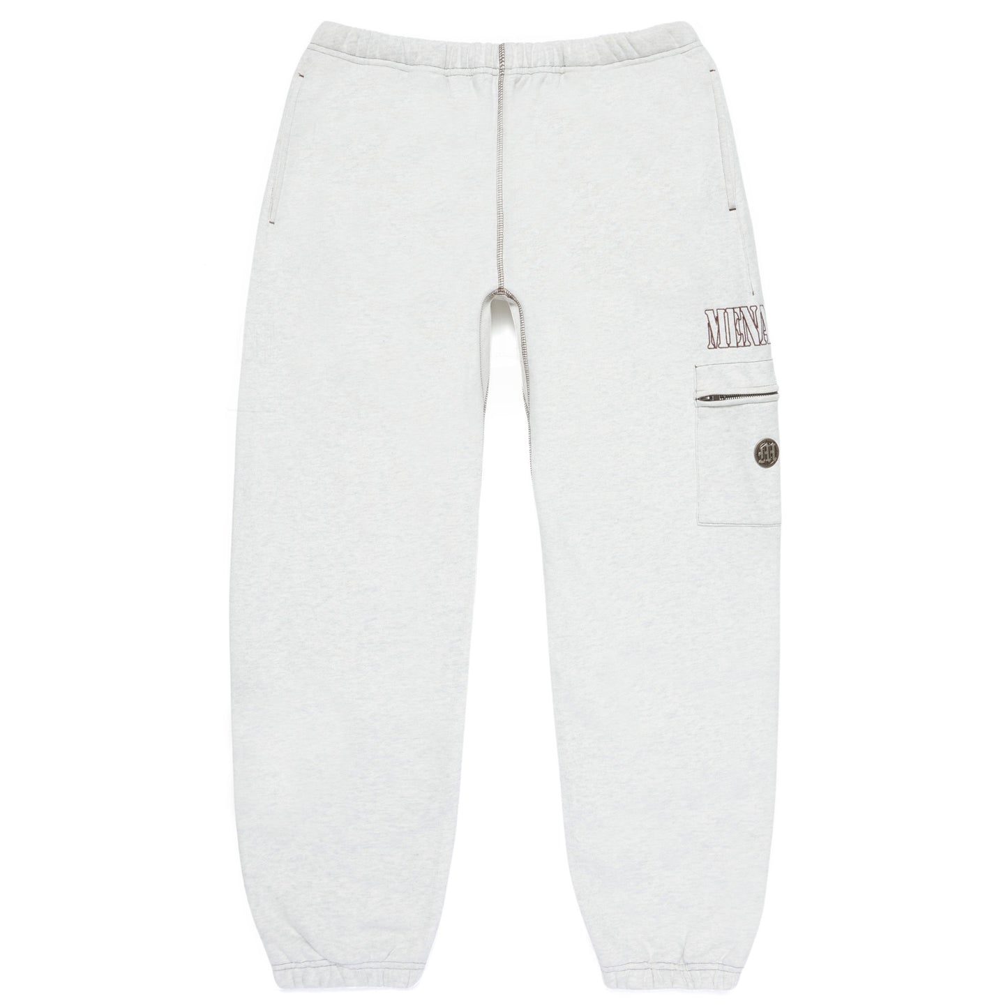 CONTRAST STITCH CARGO SWEATPANTS