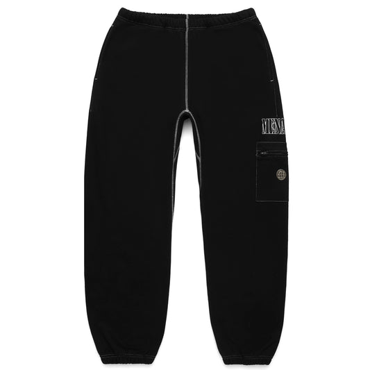 CONTRAST STITCH CARGO SWEATPANTS