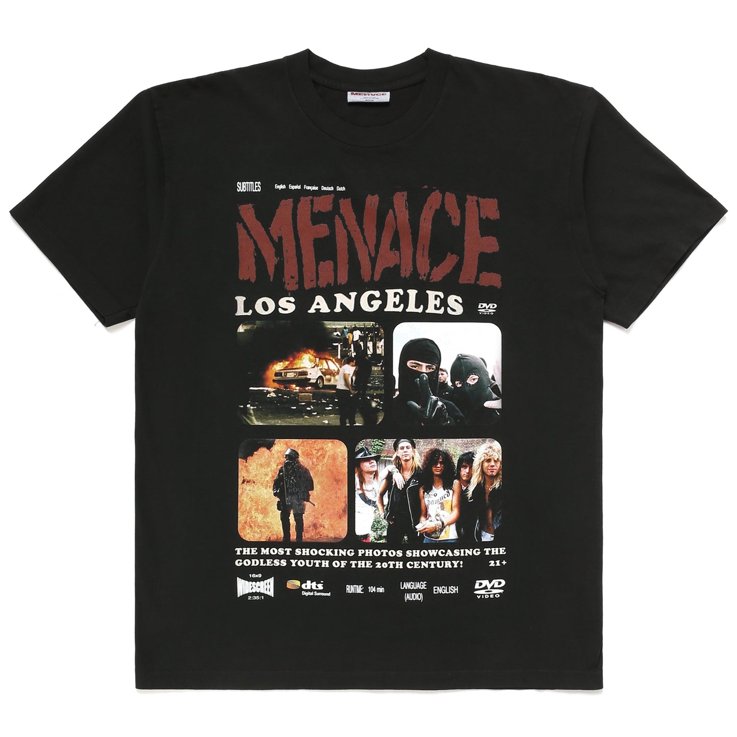 MENACE DVD T-SHIRT by MENACE