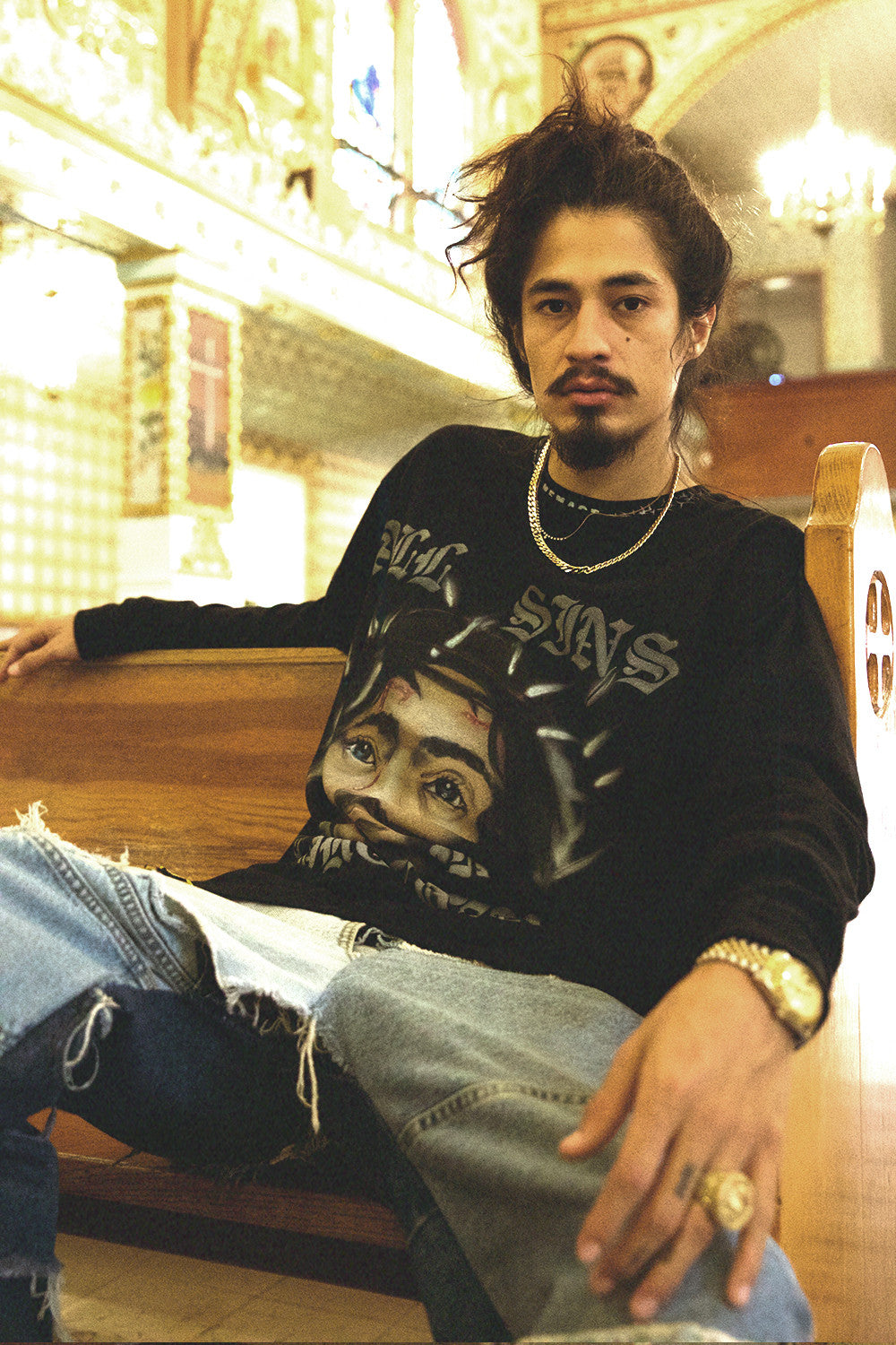 FORGIVEN AIRBRUSH LONGSLEEVE by MENACE