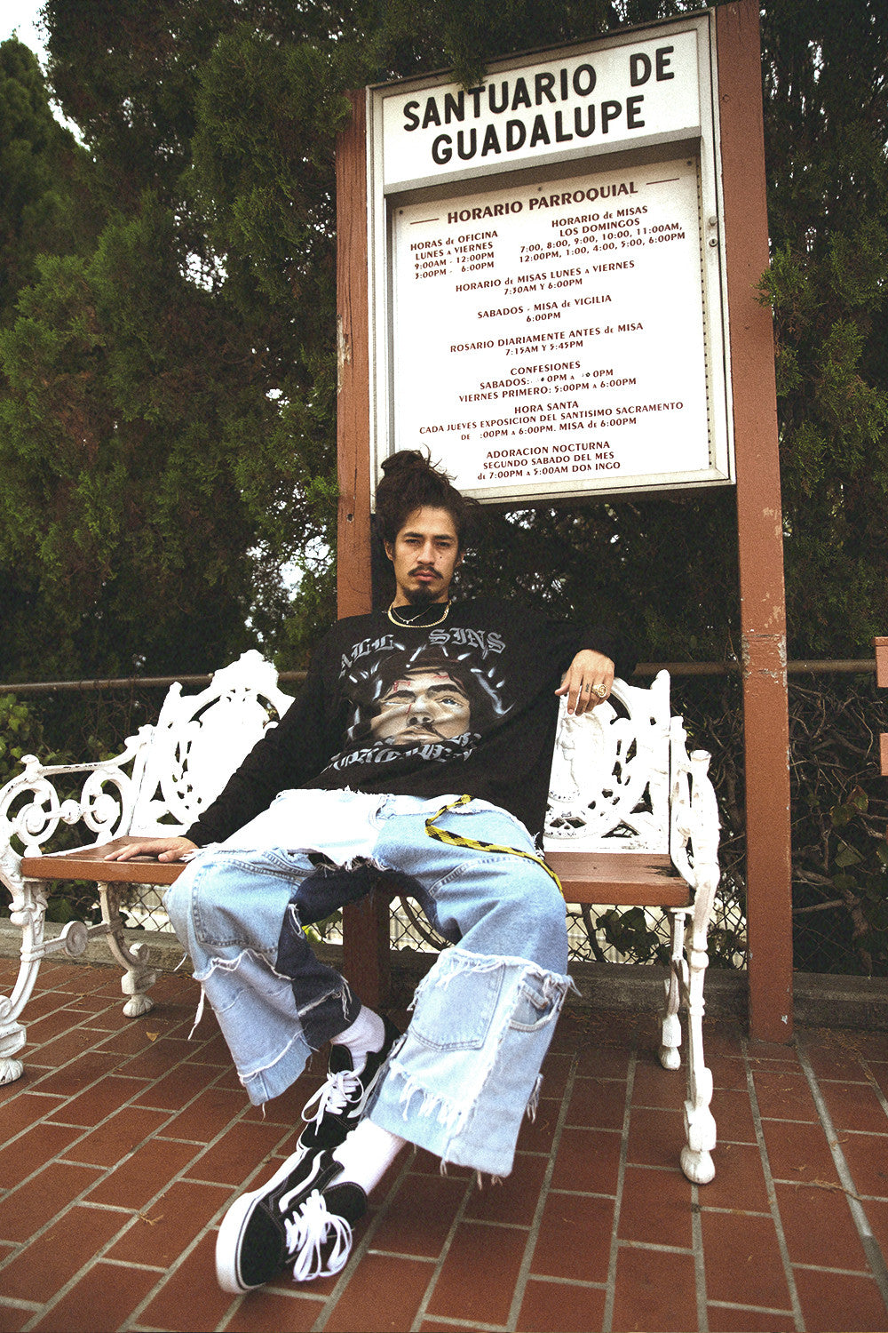 FORGIVEN AIRBRUSH LONGSLEEVE by MENACE