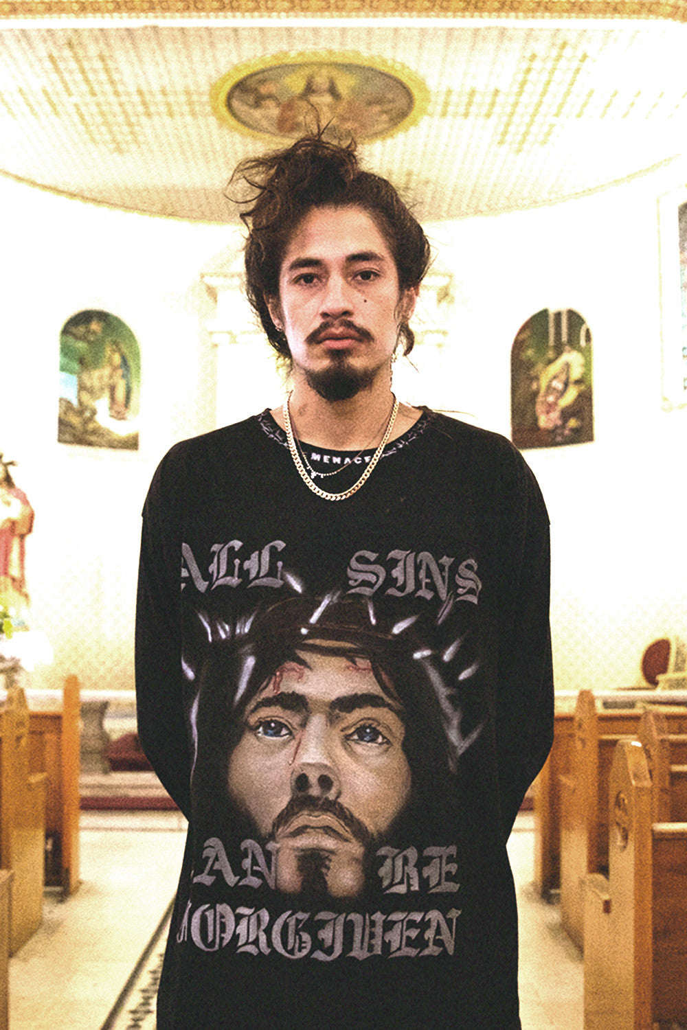 FORGIVEN AIRBRUSH LONGSLEEVE by MENACE