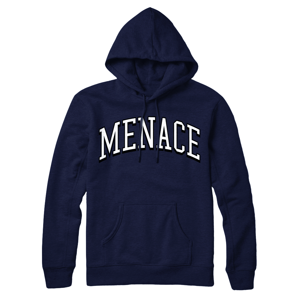 MENACE LOGO TACKLE-TWILL HOODIE by MENACE