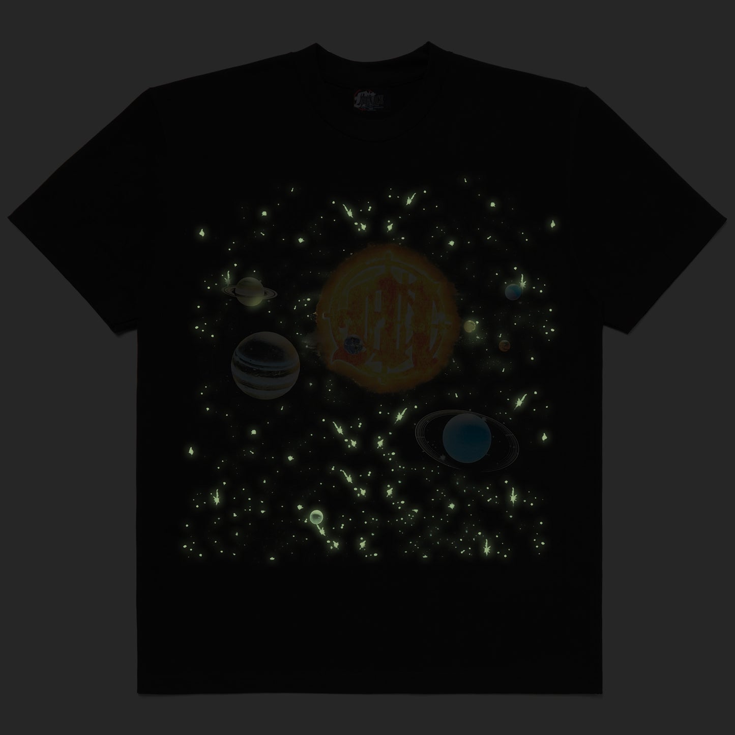 GLOW IN THE DARK GALAXY T-SHIRT by MENACE