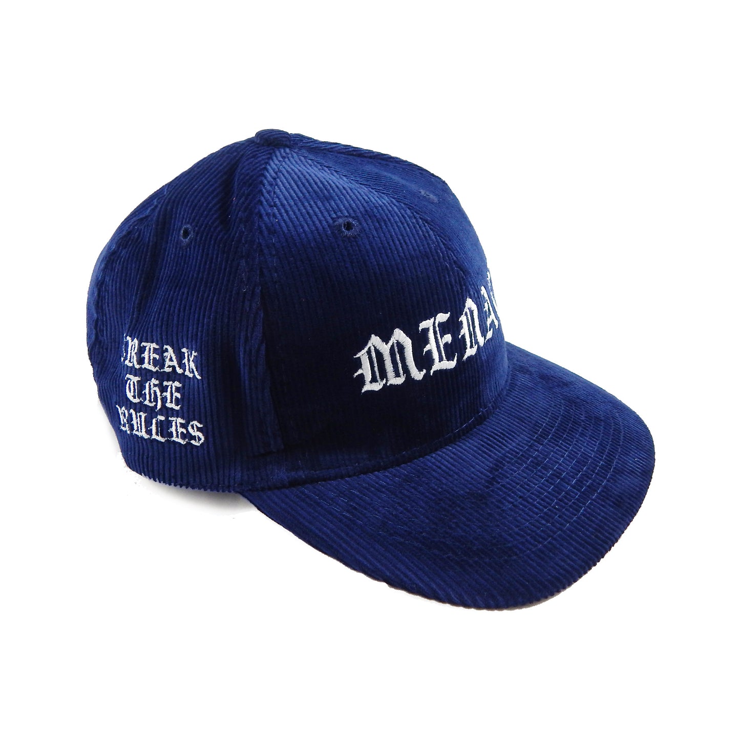 BREAK THE RULES CORDUROY CAP by MENACE