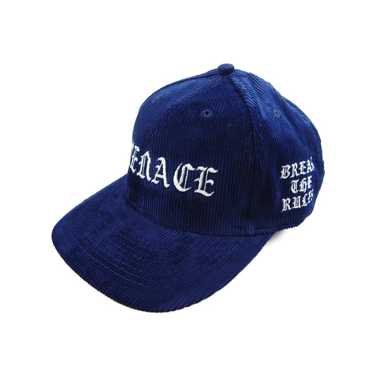 BREAK THE RULES CORDUROY CAP by MENACE