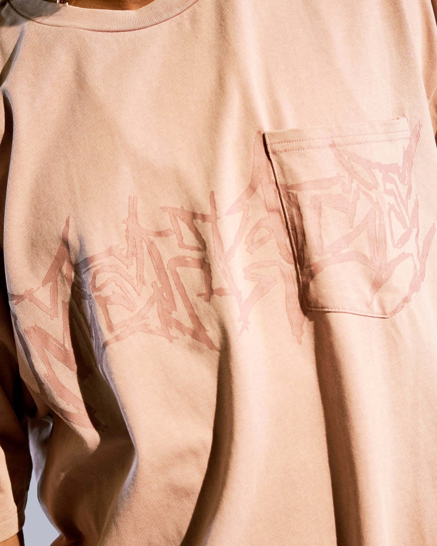 GOD WILLING POCKET T-SHIRT PINK