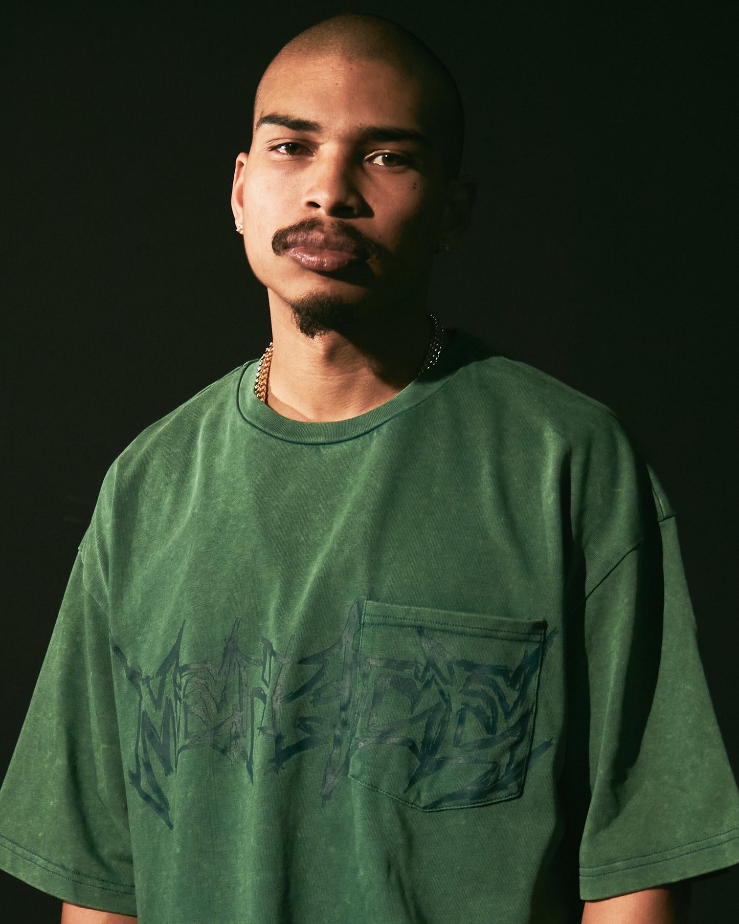 GOD WILLING POCKET T-SHIRT GREEN