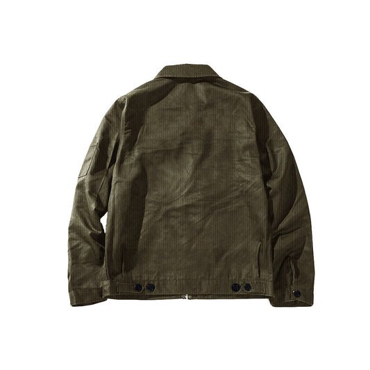 WHITE ROSE CORDUROY JACKET by MENACE