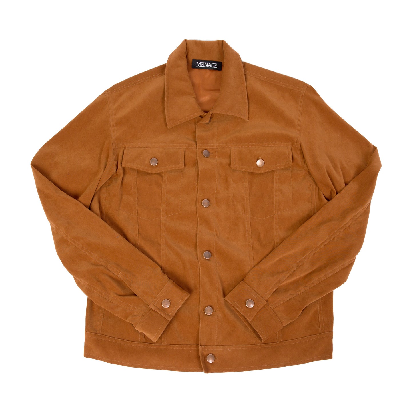 OVERSIZED STENCIL BRUSHED-TWILL JACKET by MENACE