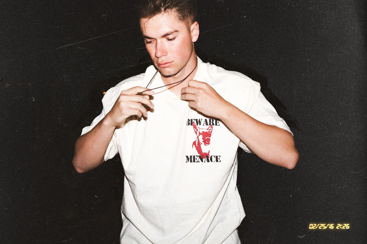 BEWARE OF THE MENACE T-SHIRT by MENACE