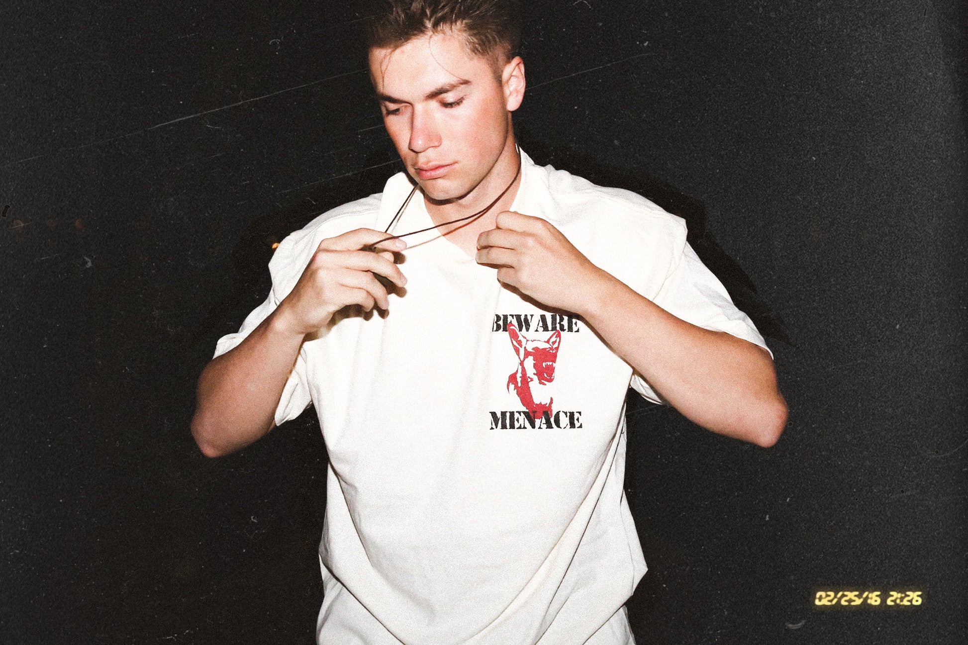 BEWARE OF THE MENACE T-SHIRT by MENACE